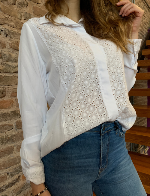 Camisa Broderie Maxima - Aleli Tienda Con Onda